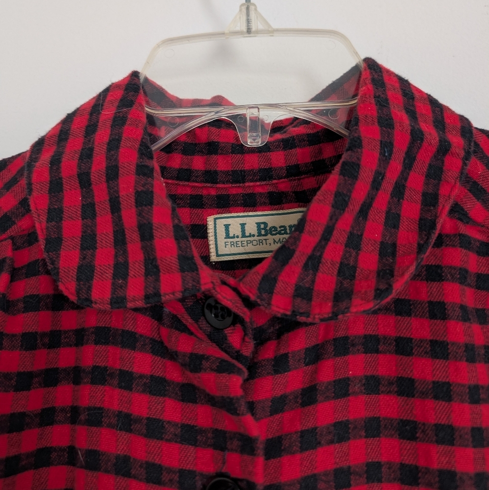 Vintage LL Bean Shirt Dress - Picture 2 of 3